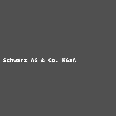 Hersteller: Schwarz AG &amp; Co. KGaA
