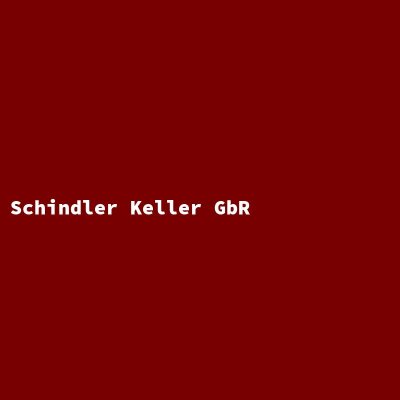 Hersteller: Schindler Keller GbR