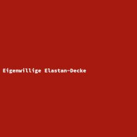 Eigenwillige Elastan-Decke