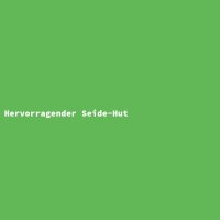 Hervorragender Seide-Hut