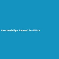 Geschmeidige Baumwolle-Mütze